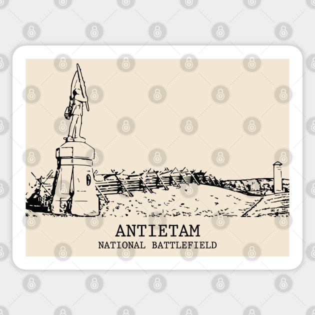 Antietam National Battlefield Sticker by Lakeric